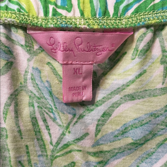 Lilly Pulizter Windsor Fresh Citrus Dress in Green Parrot - Picture 3 of 7